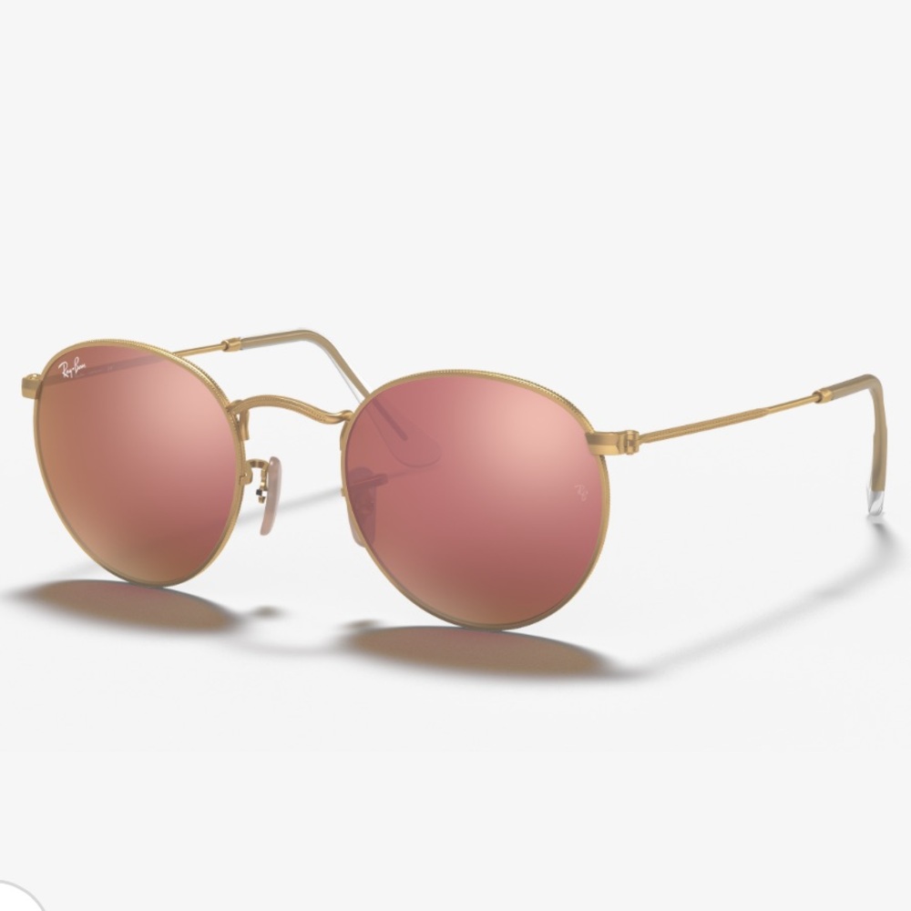 💗RAYBAN ROUND FLASH LENSES💗